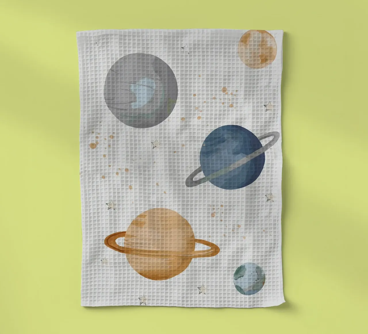 Planètes et étoiles Système Planètes Science Espace Garçons Filles ST torchon de bazi