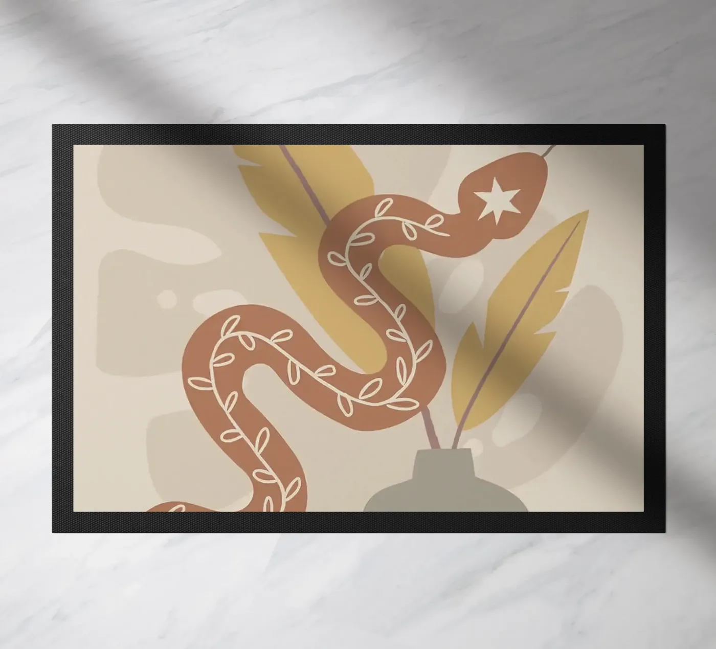 Snake Flow Fußmatte von bazi