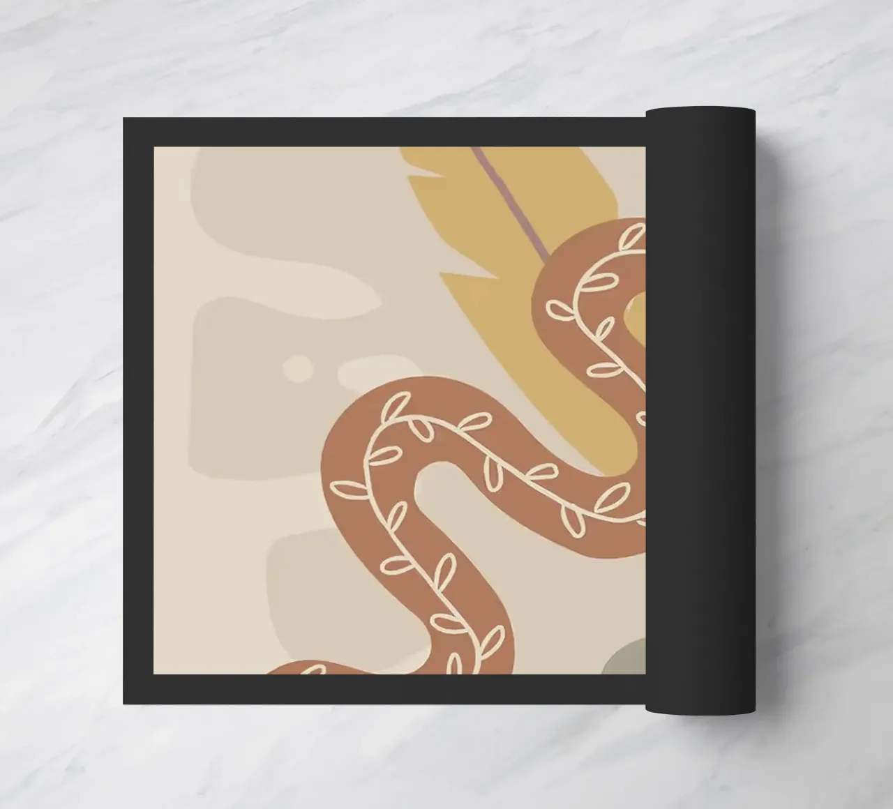 Schlangenstrom Fußmatte von bazi