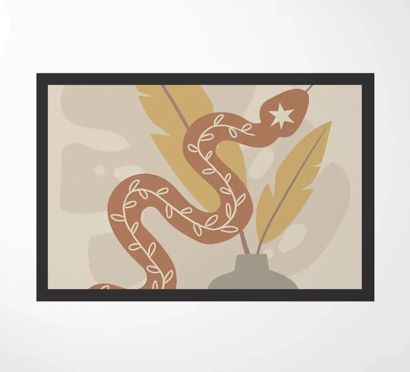 Snake Flow Fußmatte von bazi