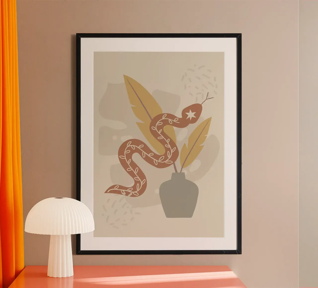 Flusso di serpenti carta hahnemühle da bazi