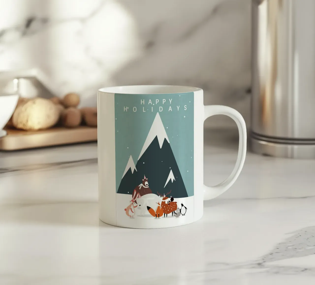 Buone vacanze tazza in ceramica da Nina Wolf