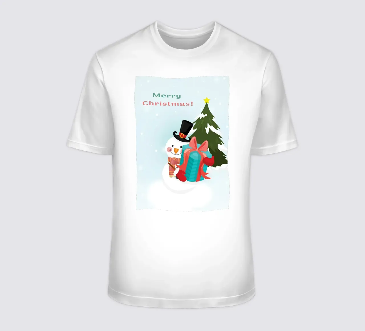 Simpatico pupazzo di neve t-shirt da Nina Wolf