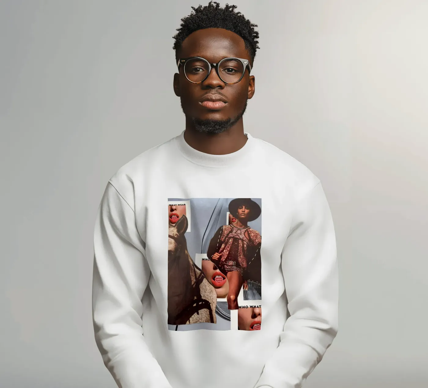 Horse felpa da dekonstruktiv