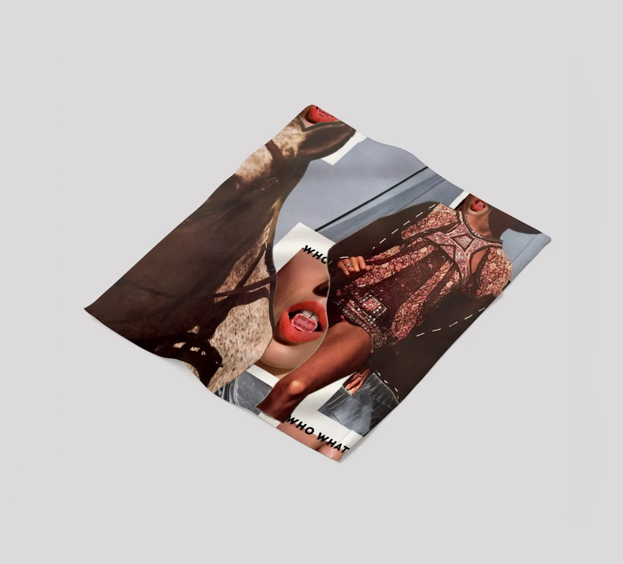 Pferd Fleecedecke von dekonstruktiv