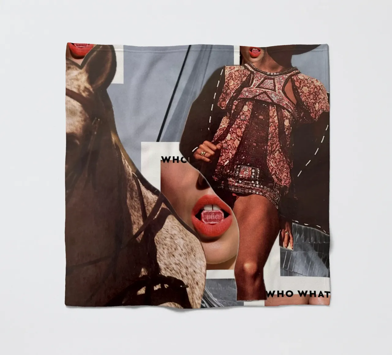 Pferd Fleecedecke von dekonstruktiv