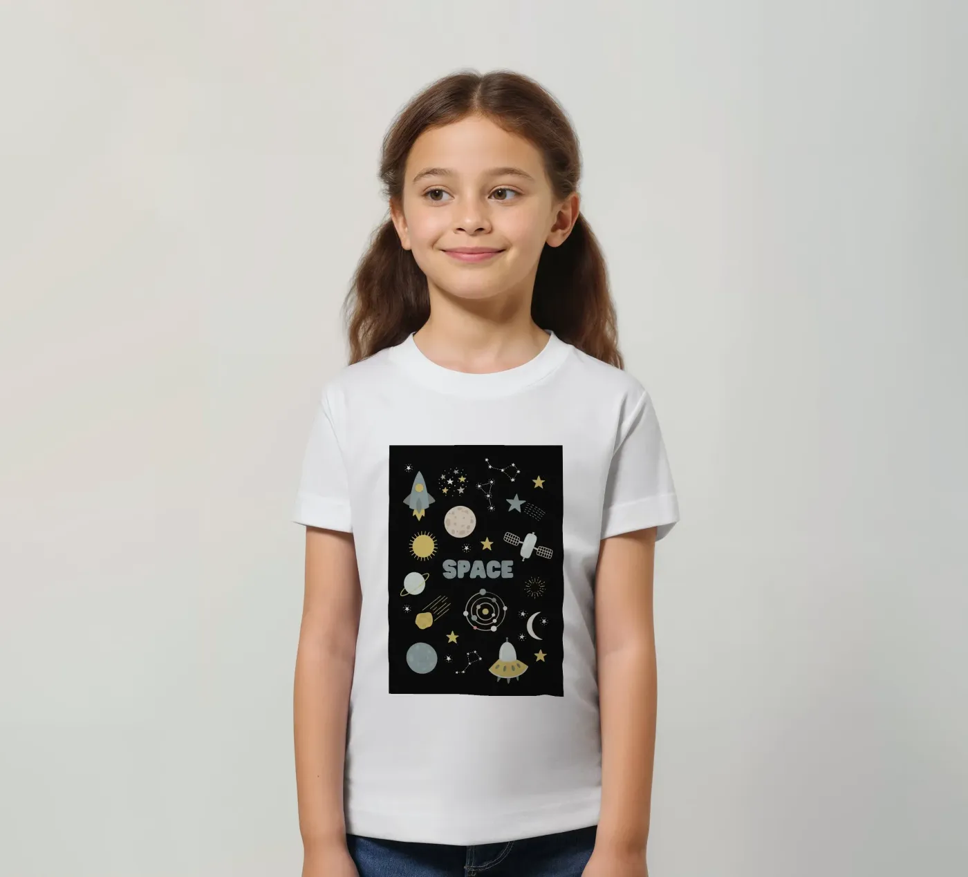 Space kids t-shirt by bazi