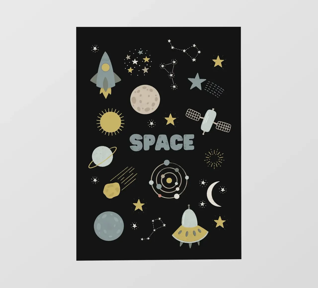 Ruimte fotobehang van bazi