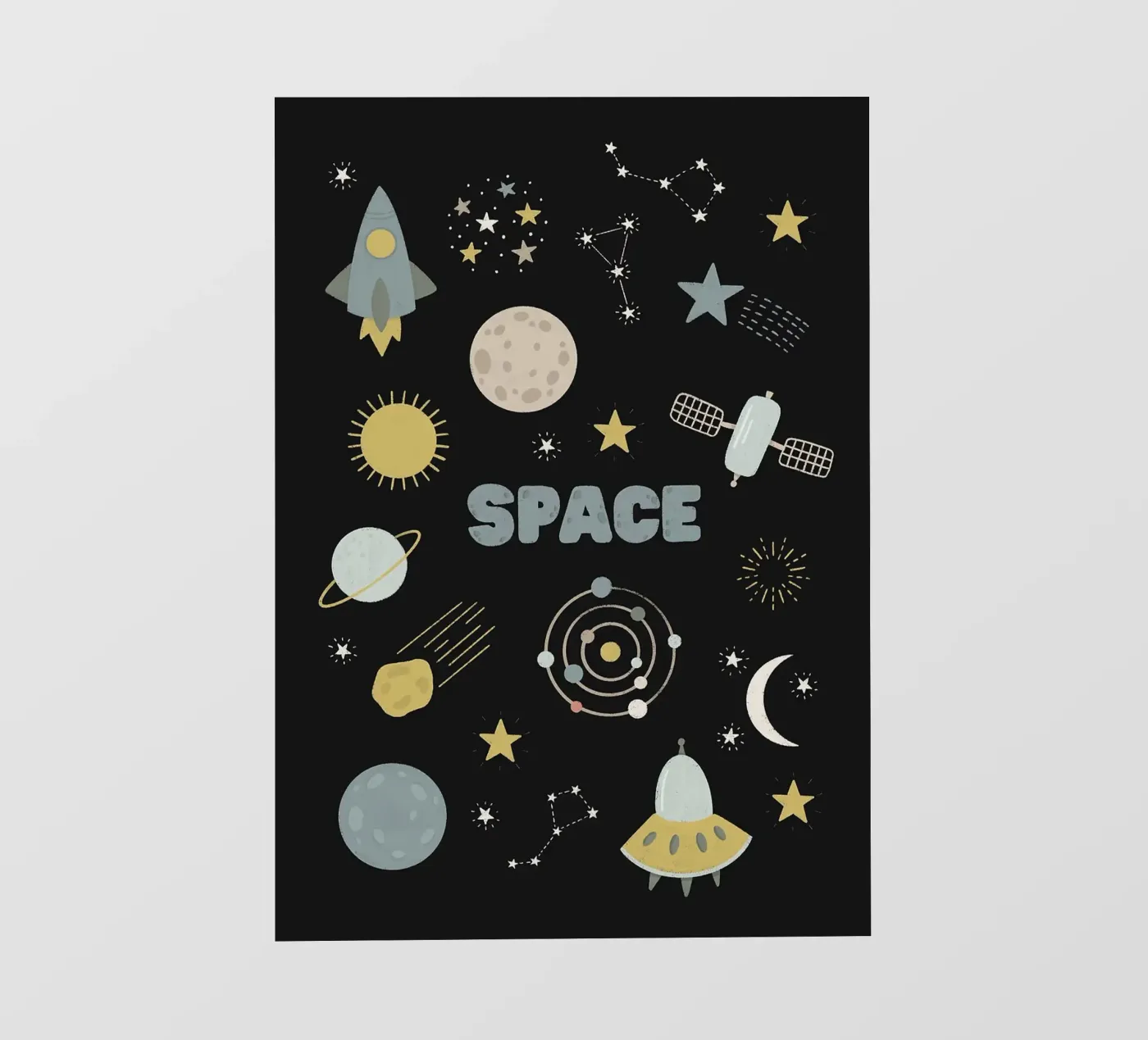 Ruimte fotobehang van bazi