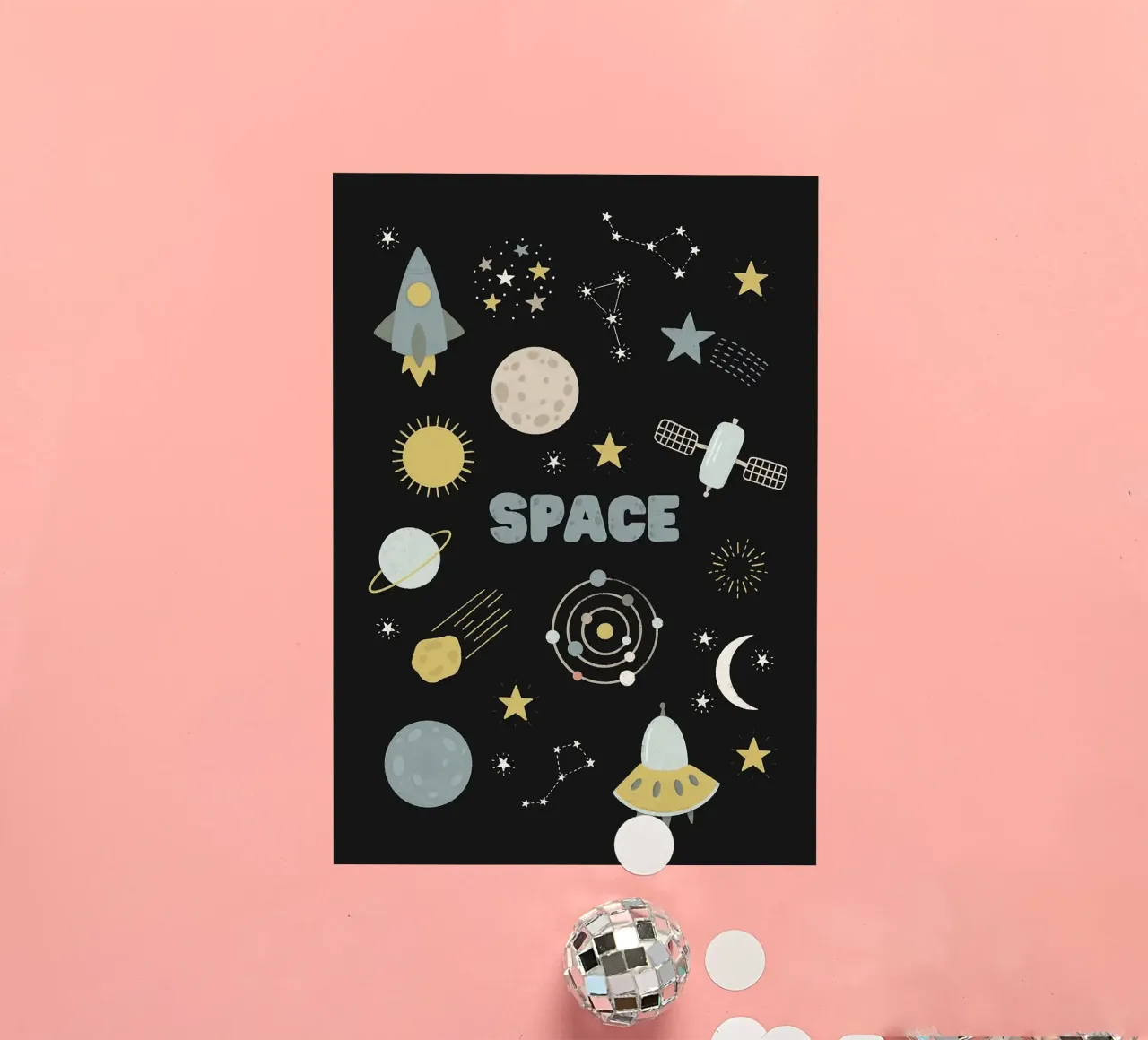 Space sticker by bazi