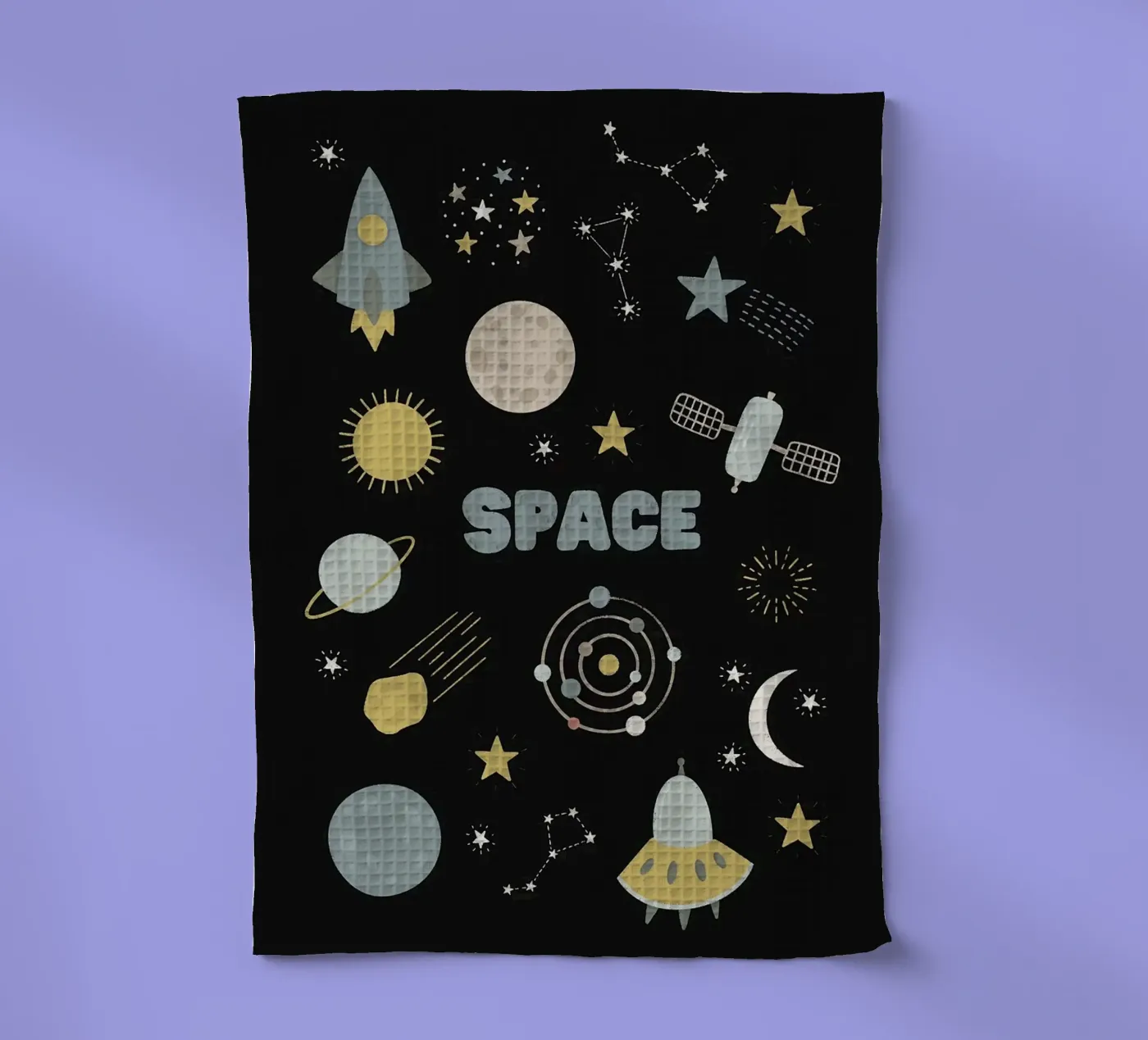 Weltraum Geschirrtuch von bazi