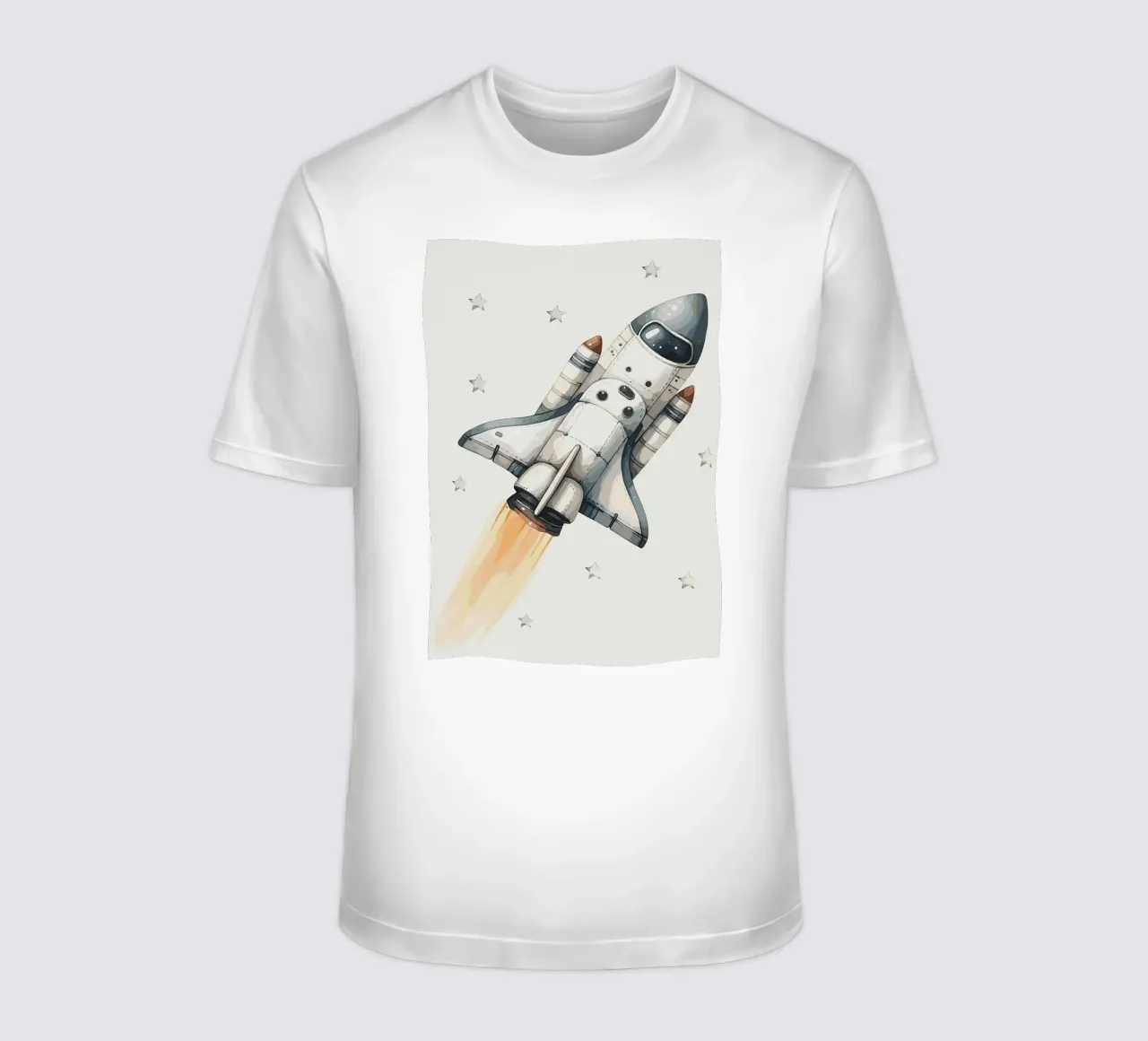 Lancio dello Space Shuttle t-shirt da bazi