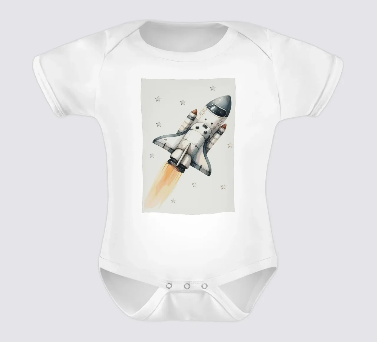 Lancement de la navette spatiale body bébé de bazi