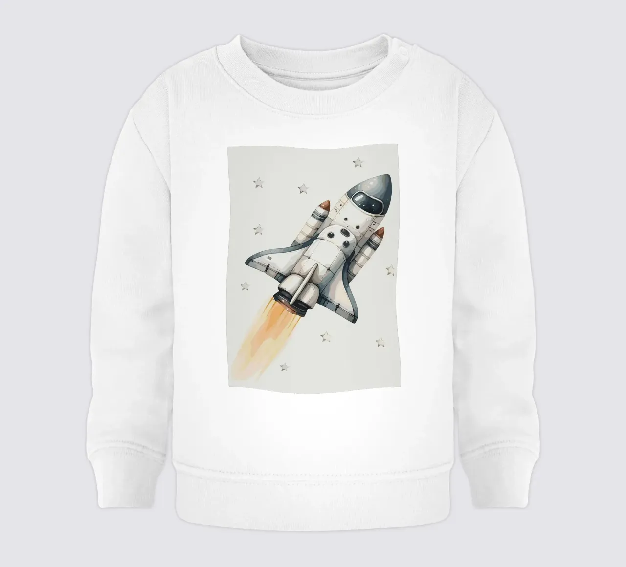 Lancio dello Space Shuttle felpa neonato da bazi