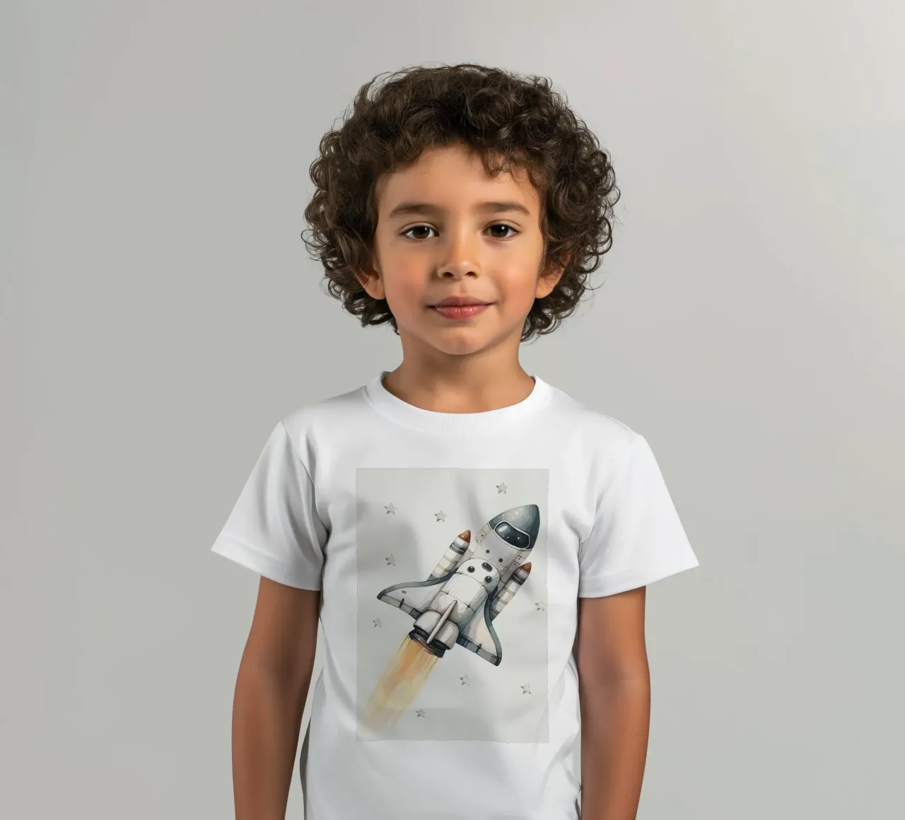 Lancio dello Space Shuttle t-shirt bambini da bazi
