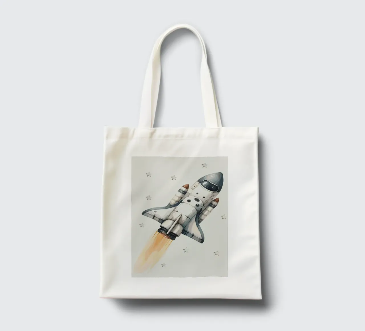 Lancering spaceshuttle jute draagtas van bazi
