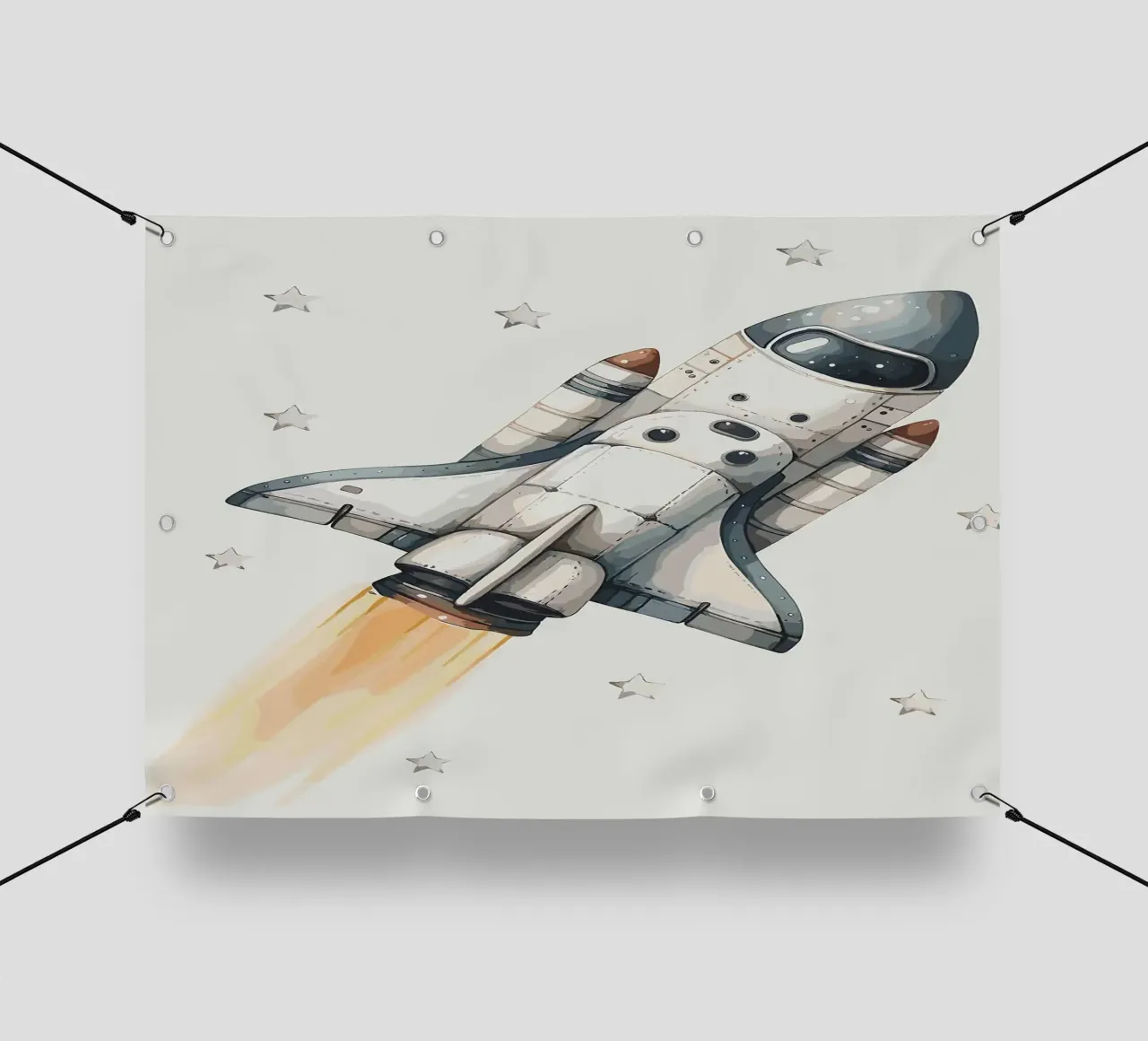 Lancio dello Space Shuttle telo in pvc da bazi