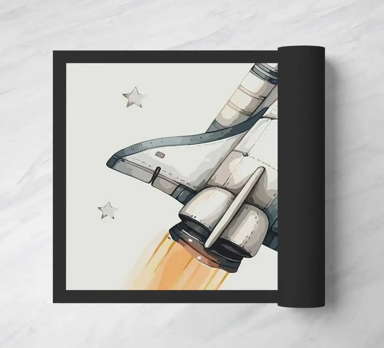 Space Shuttle Launch doormat by bazi