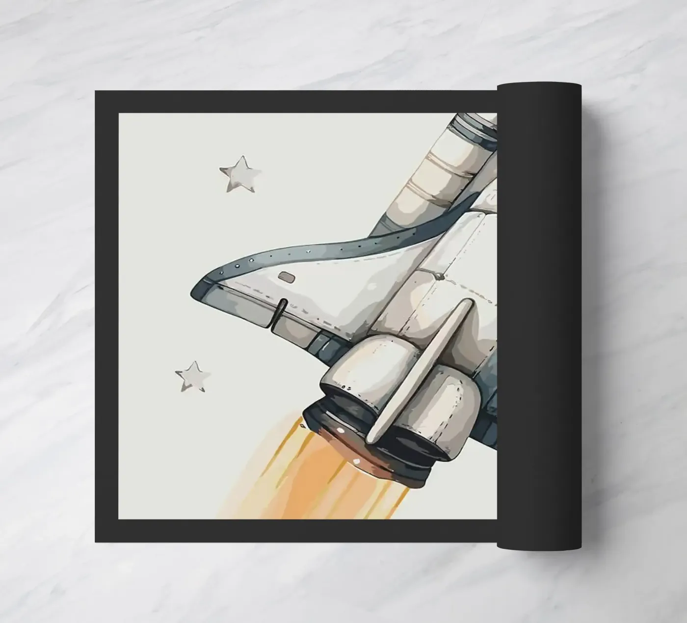 Space Shuttle Launch doormat by bazi