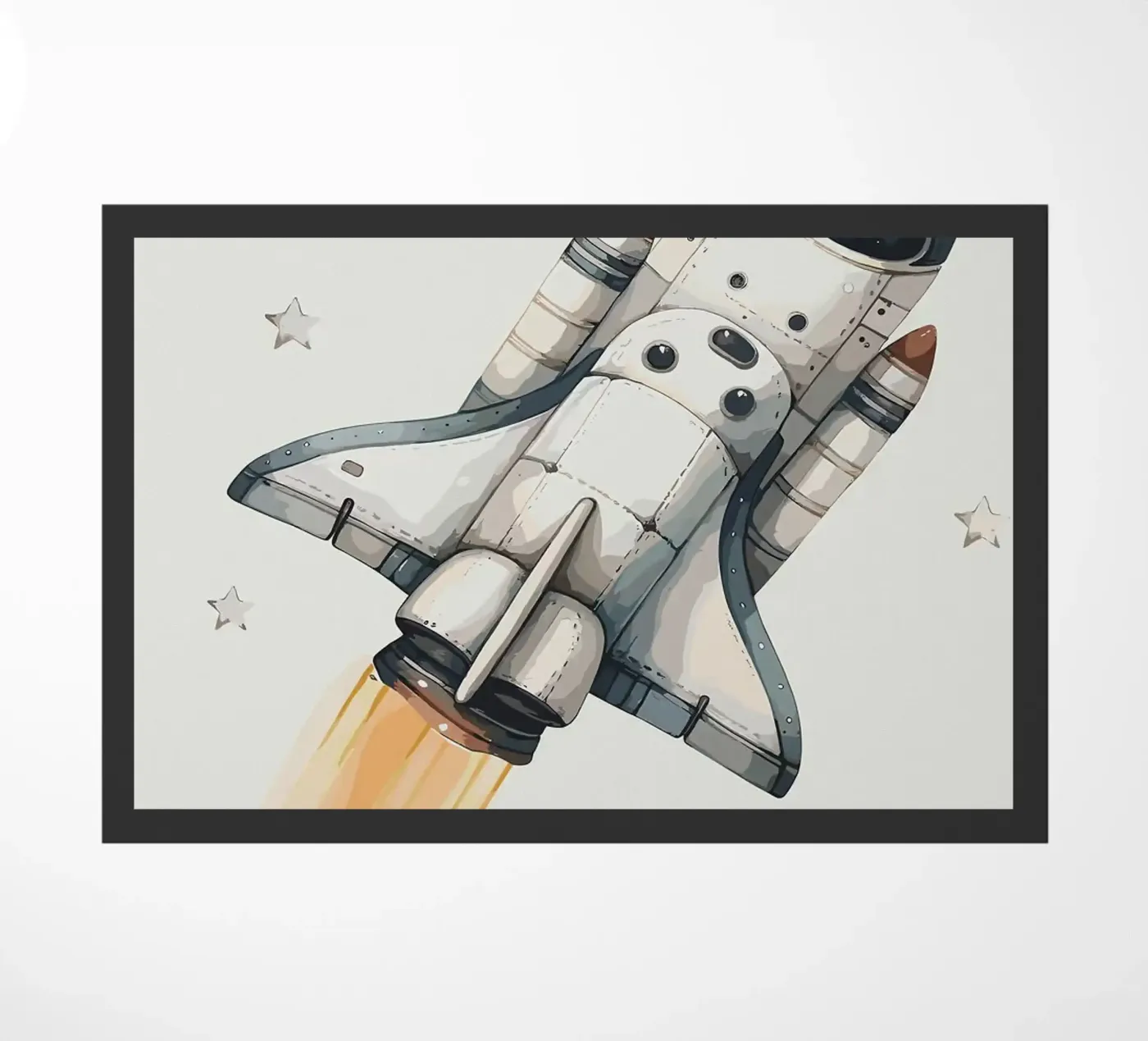 Space Shuttle Launch doormat by bazi