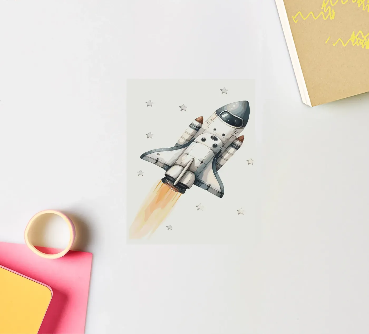 Space Shuttle Launch sticker by bazi