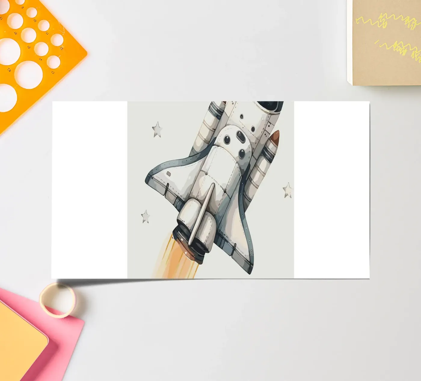 Space Shuttle Launch sticker sheet by bazi
