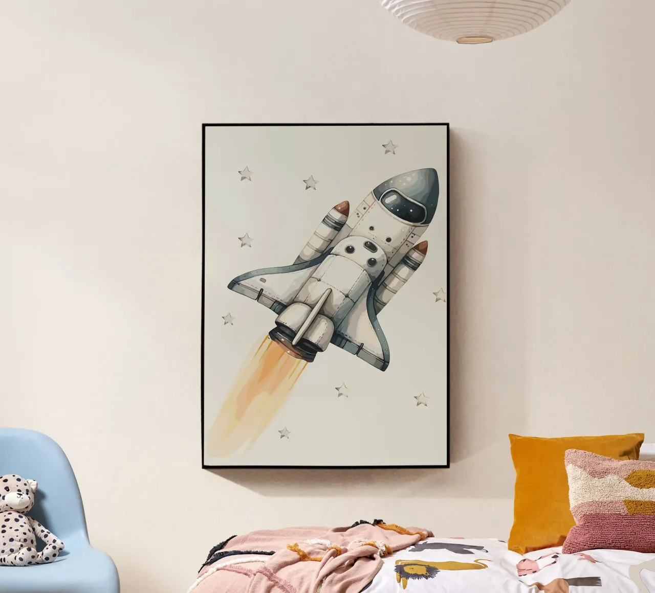 Lancering spaceshuttle acryl van bazi