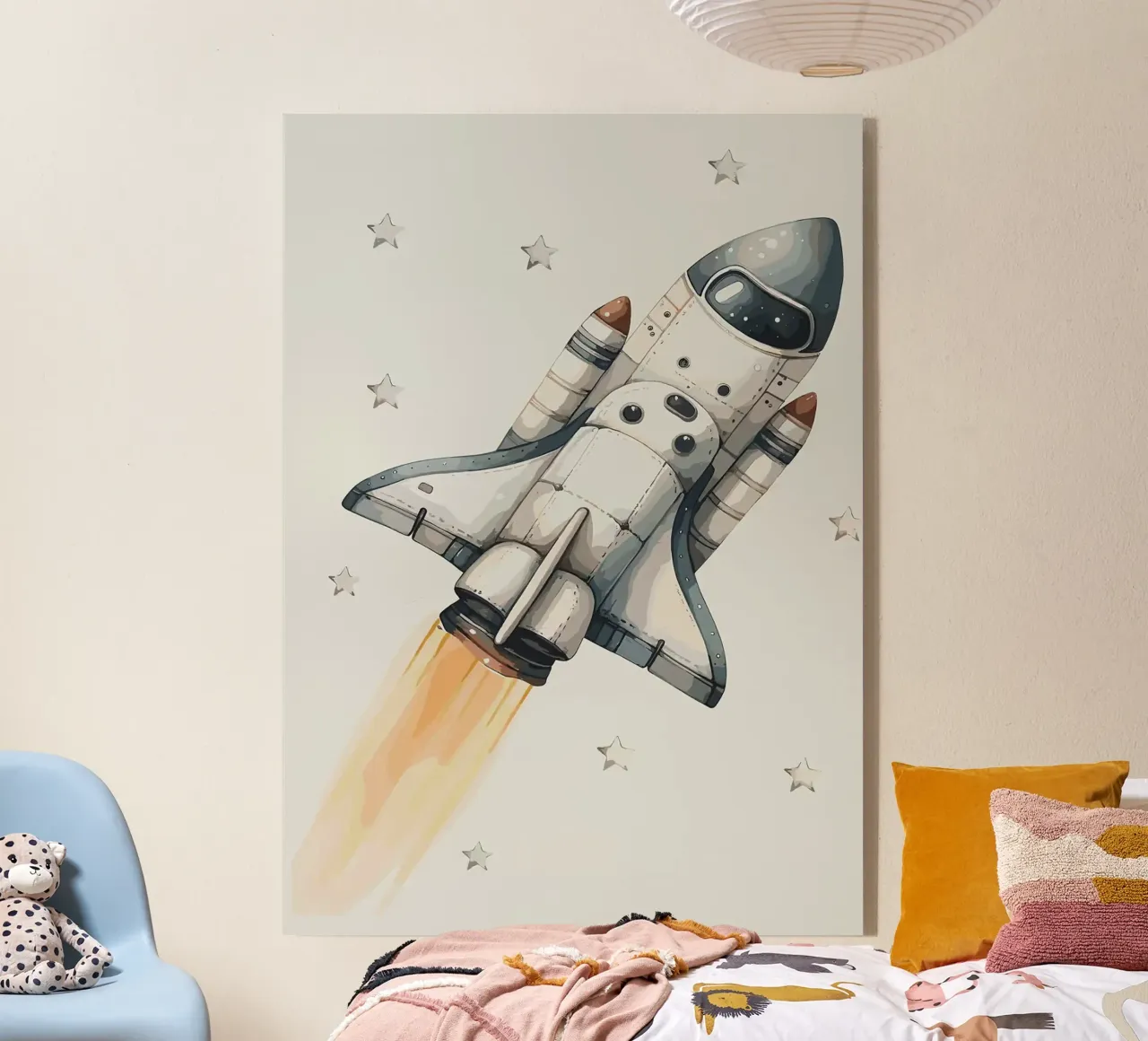 Lancering spaceshuttle acryl van bazi