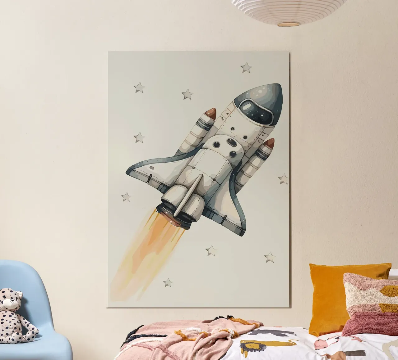 Lancio dello Space Shuttle carta hahnemühle da bazi