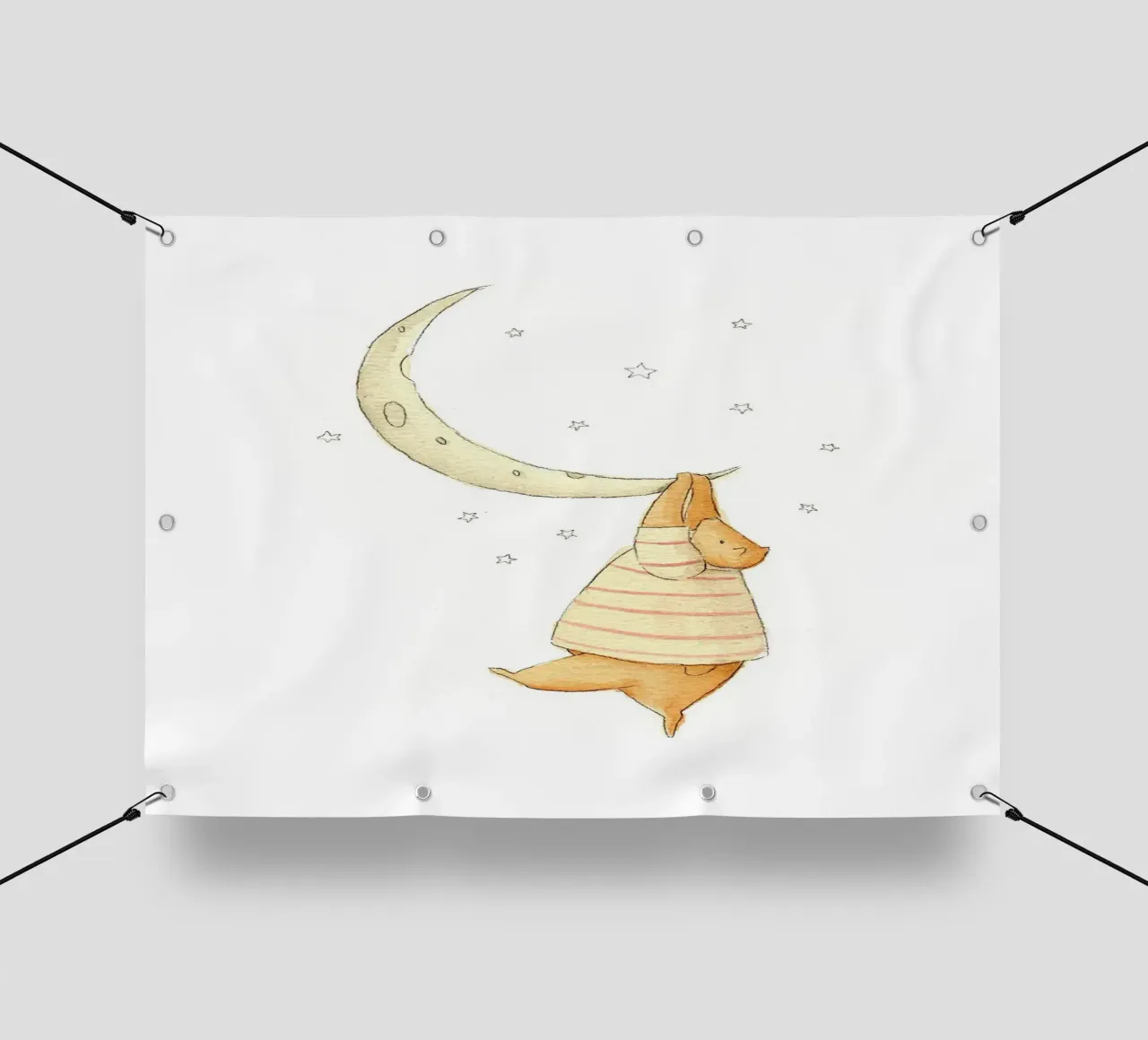 Bloccato sulla Luna telo in pvc da bazi