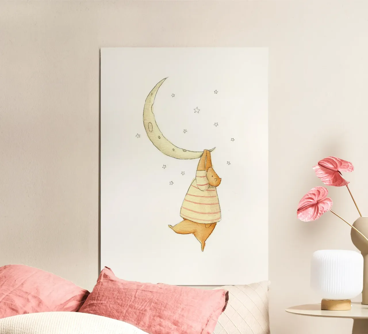 Bloccato sulla Luna carta hahnemühle da bazi