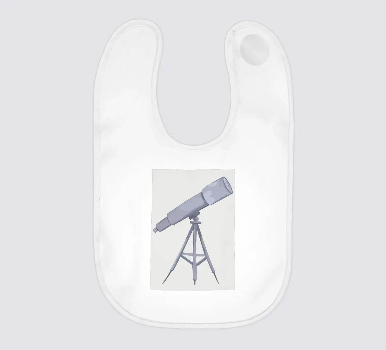 Telescopio su treppiede bavaglino da bazi