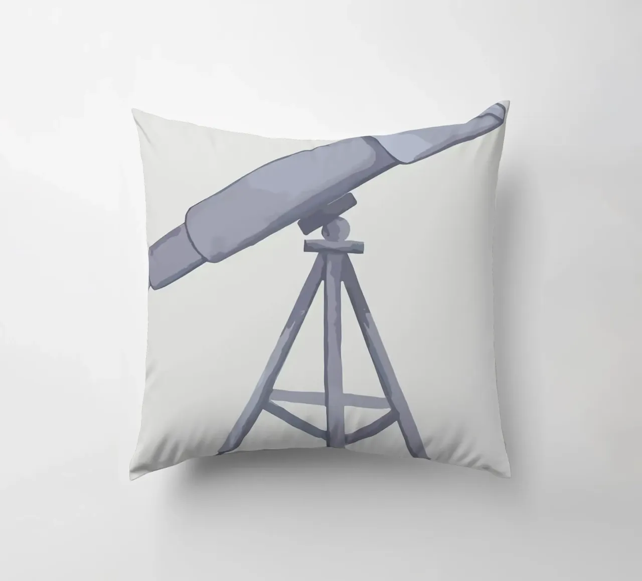 Telescopio su treppiede cuscino da bazi