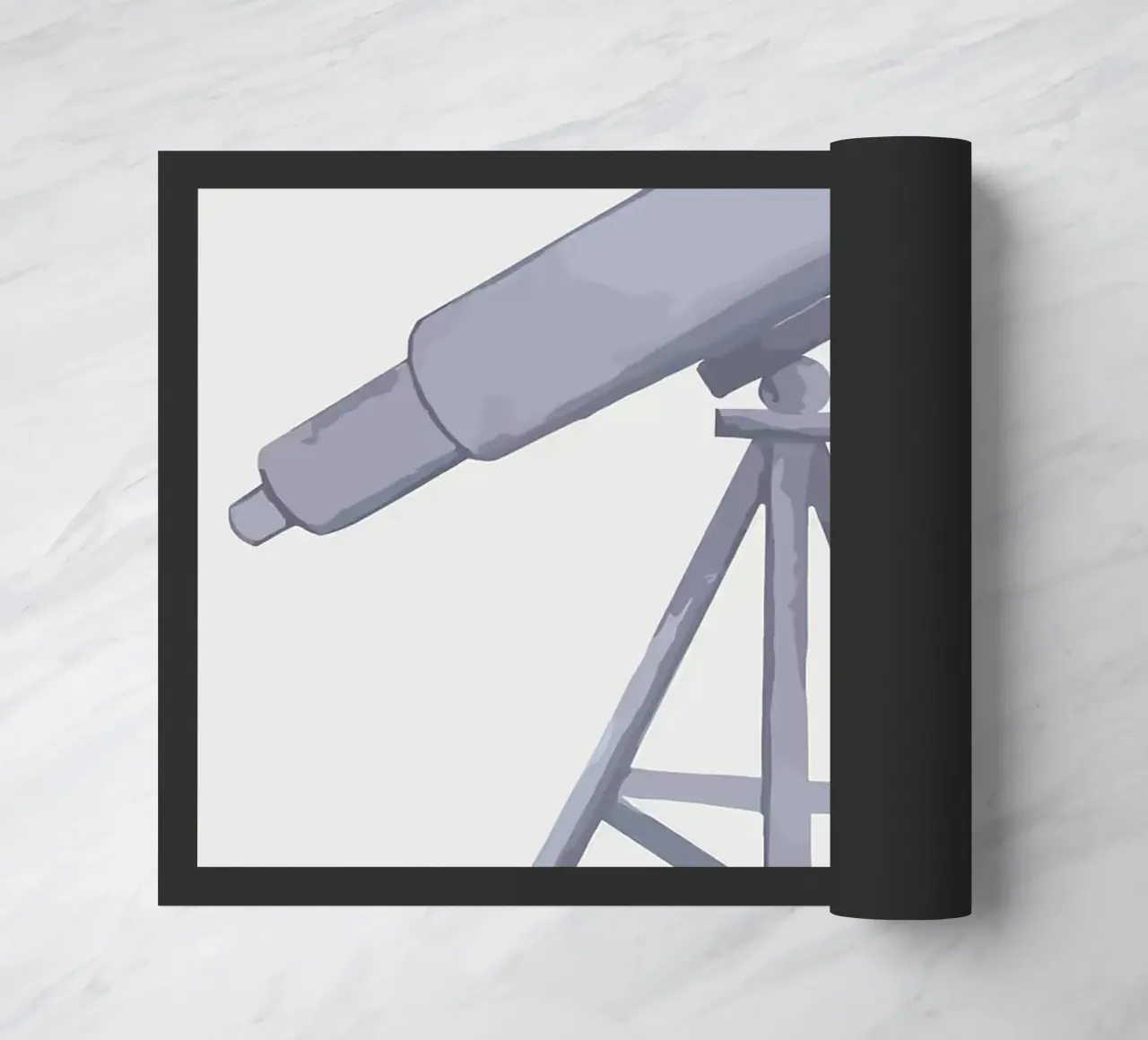 Telescopio su treppiede zerbino da bazi