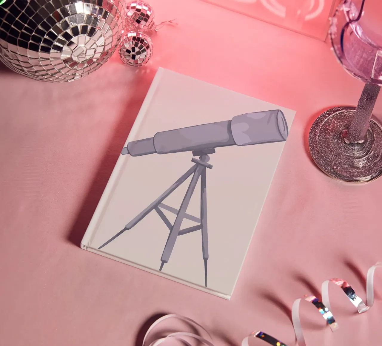 Telescope on Tripod notebook by bazi