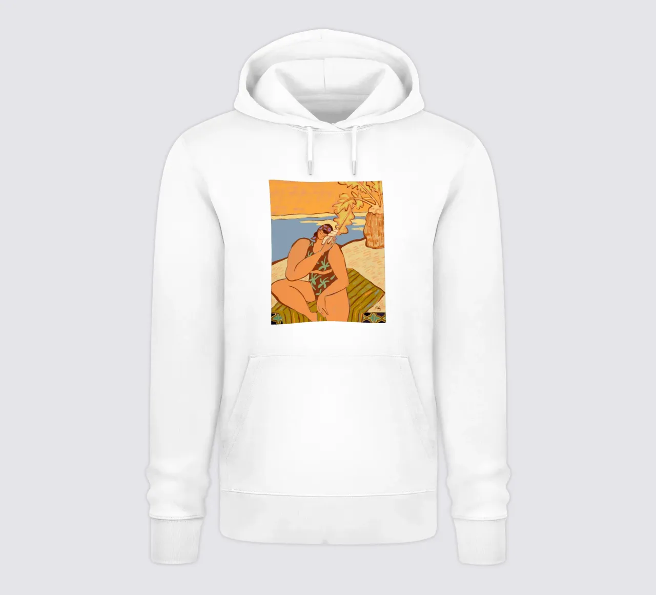 La canzone del mare felpa con cappuccio da Arty Guava