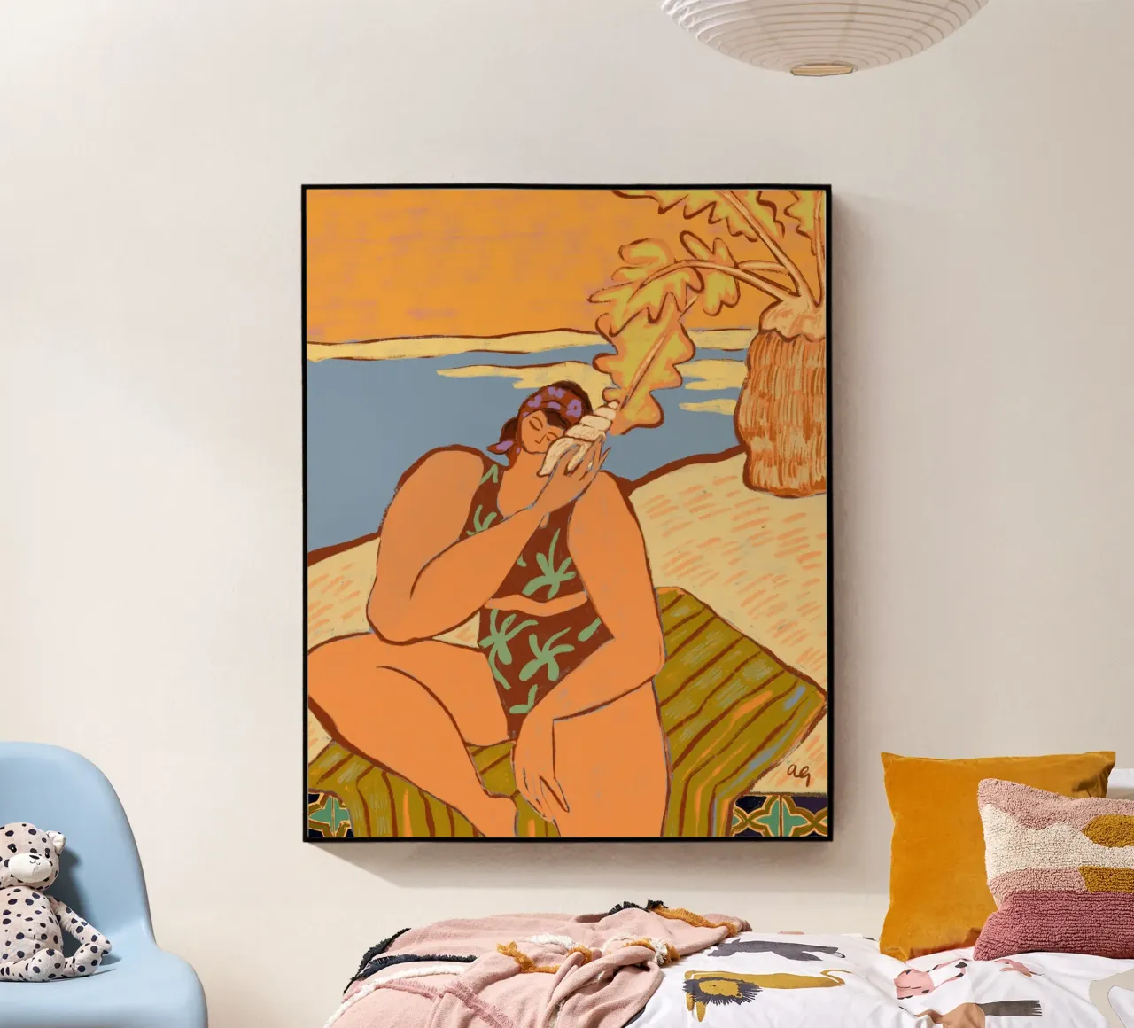 La canzone del mare plexiglass da Arty Guava