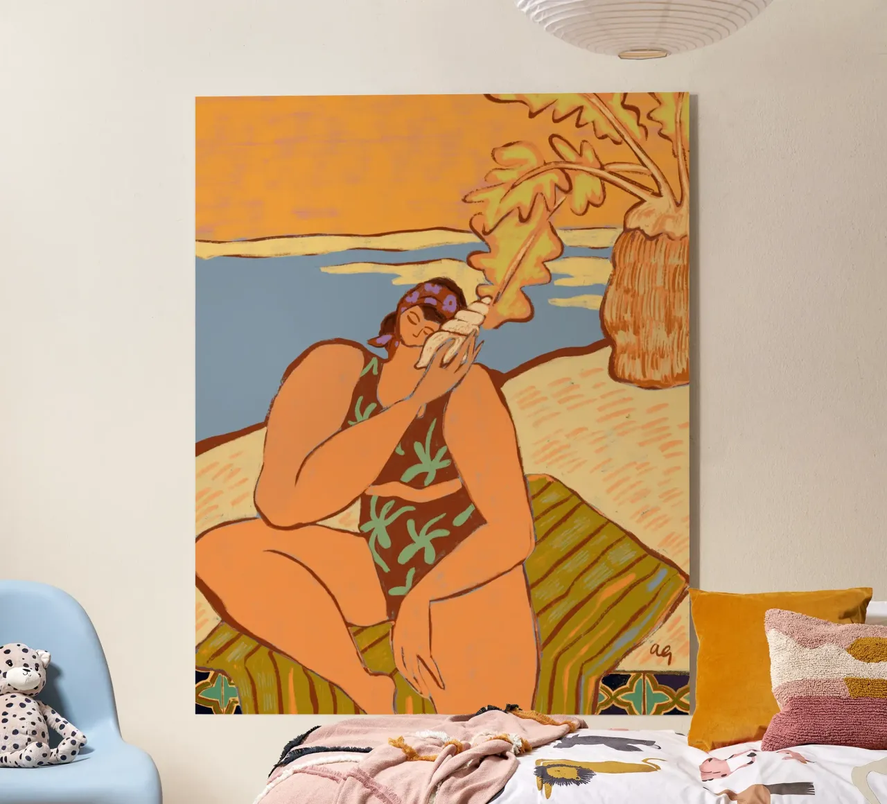 La canzone del mare plexiglass da Arty Guava