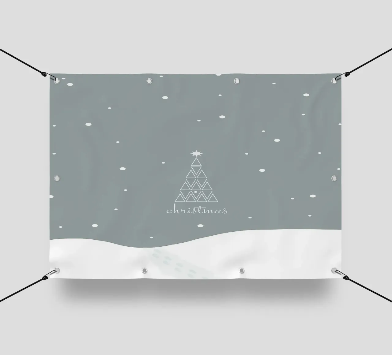 Natale innevato telo in pvc da Nina Wolf