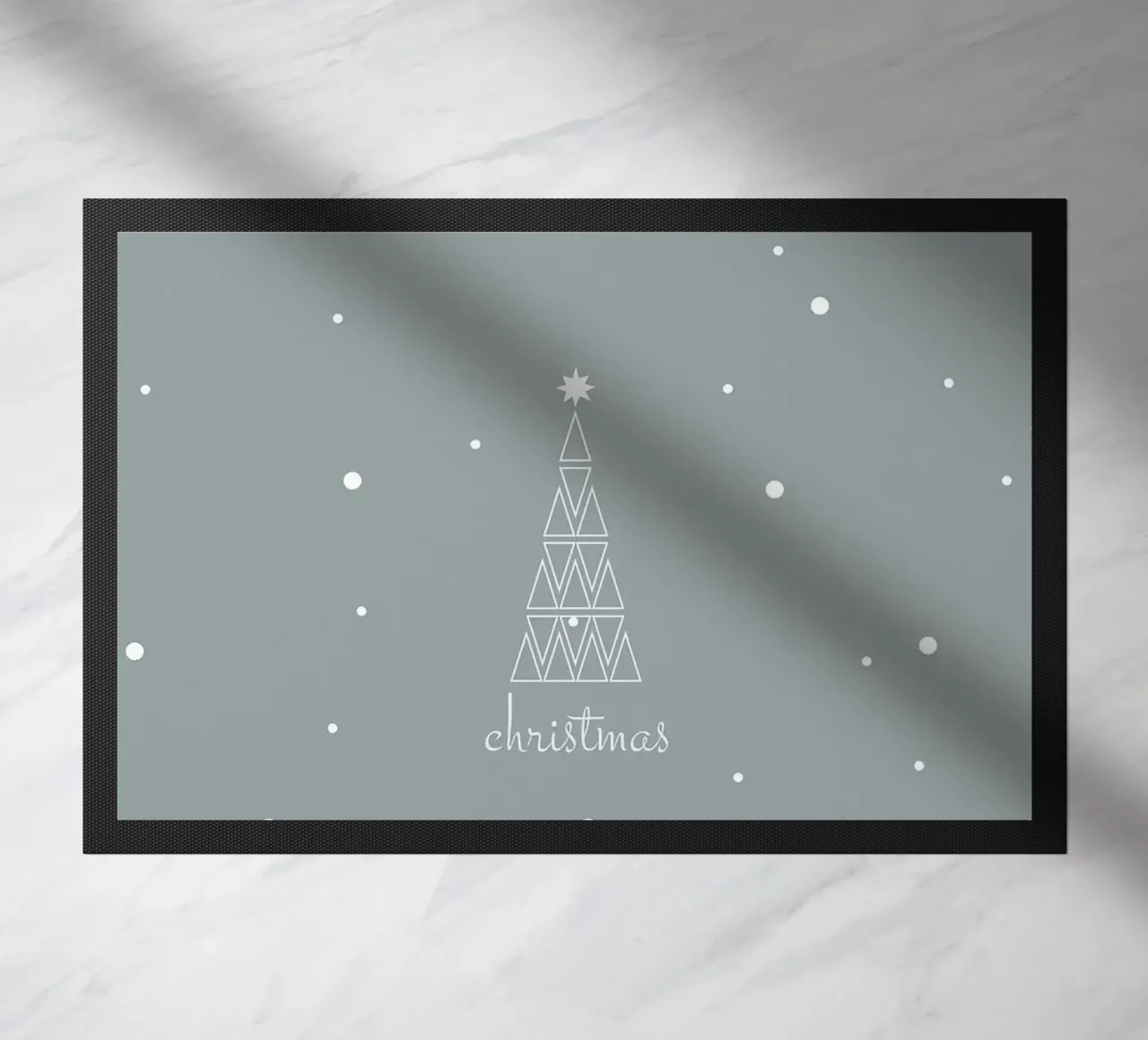 Natale innevato zerbino da Nina Wolf