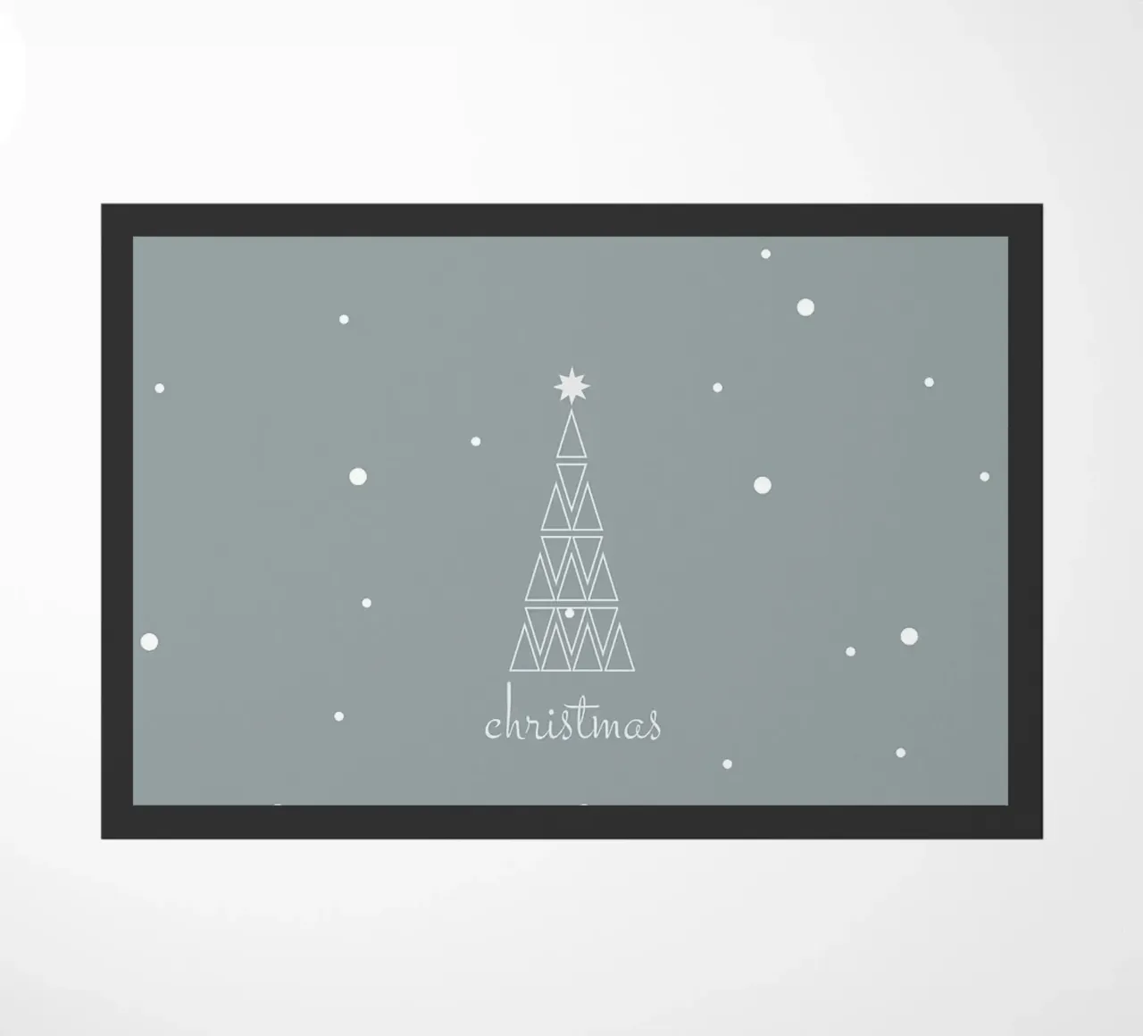 Natale innevato zerbino da Nina Wolf