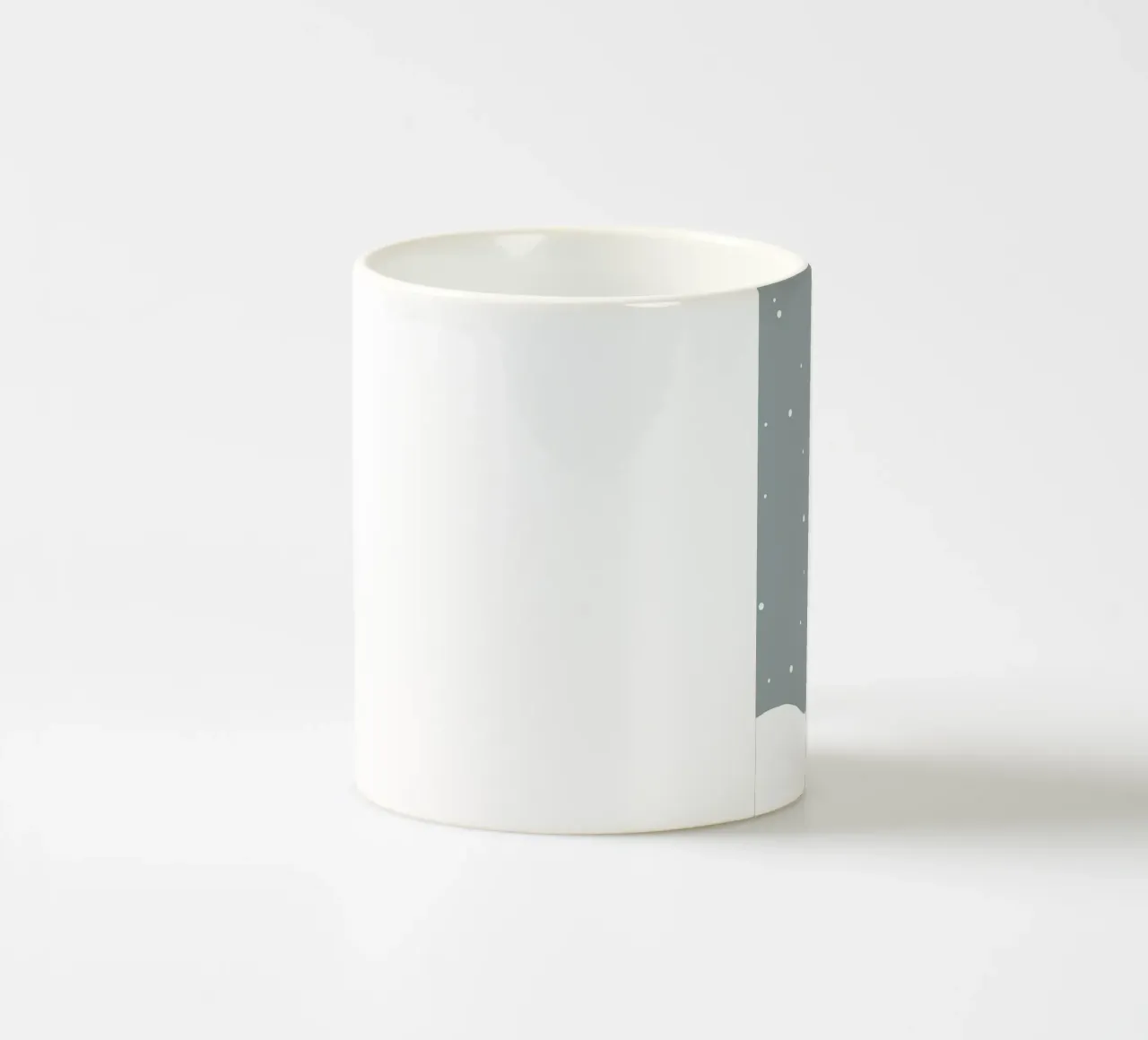 Natale innevato tazza in ceramica da Nina Wolf