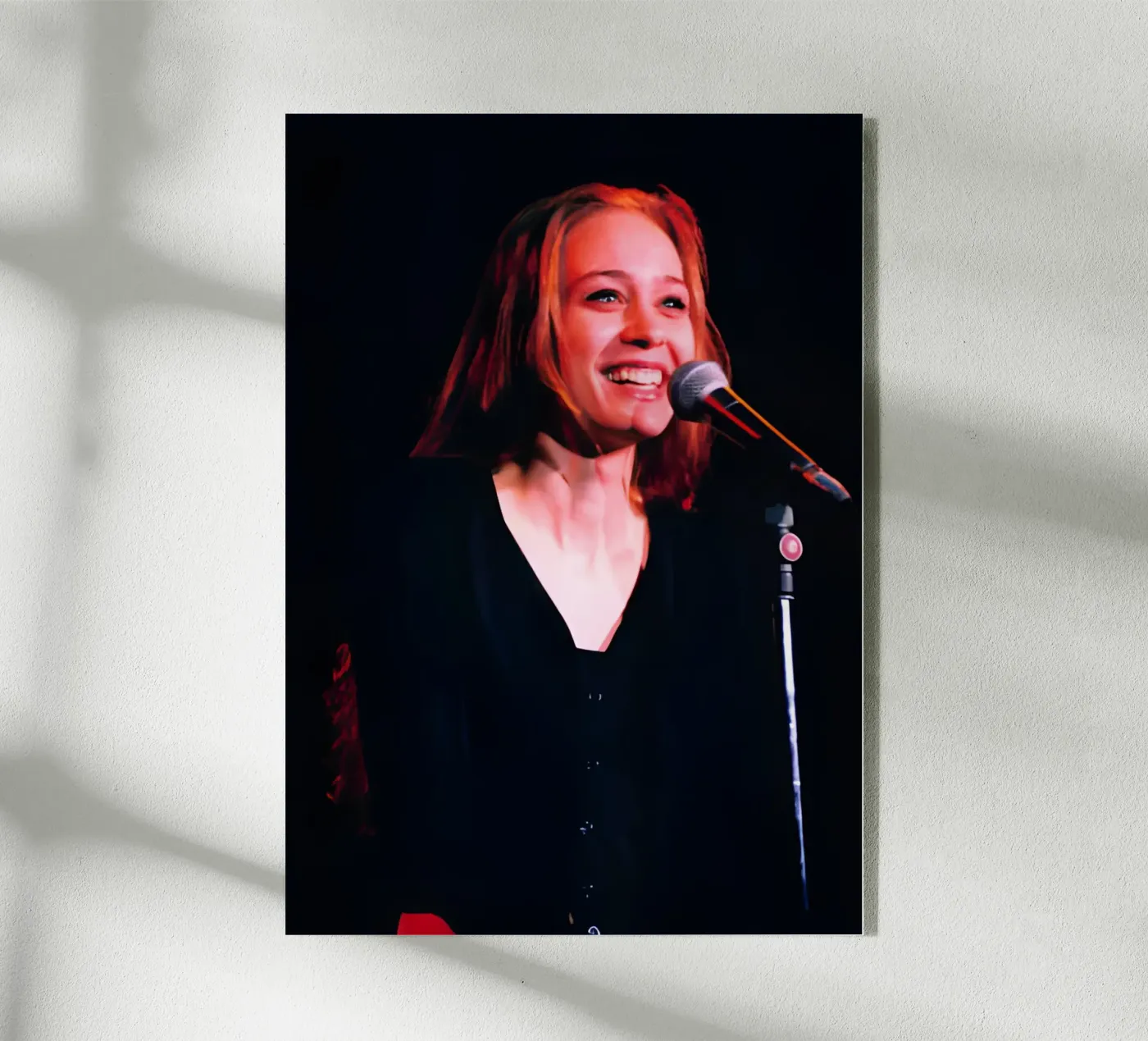 Fiona Apple acryl van Digital Street art