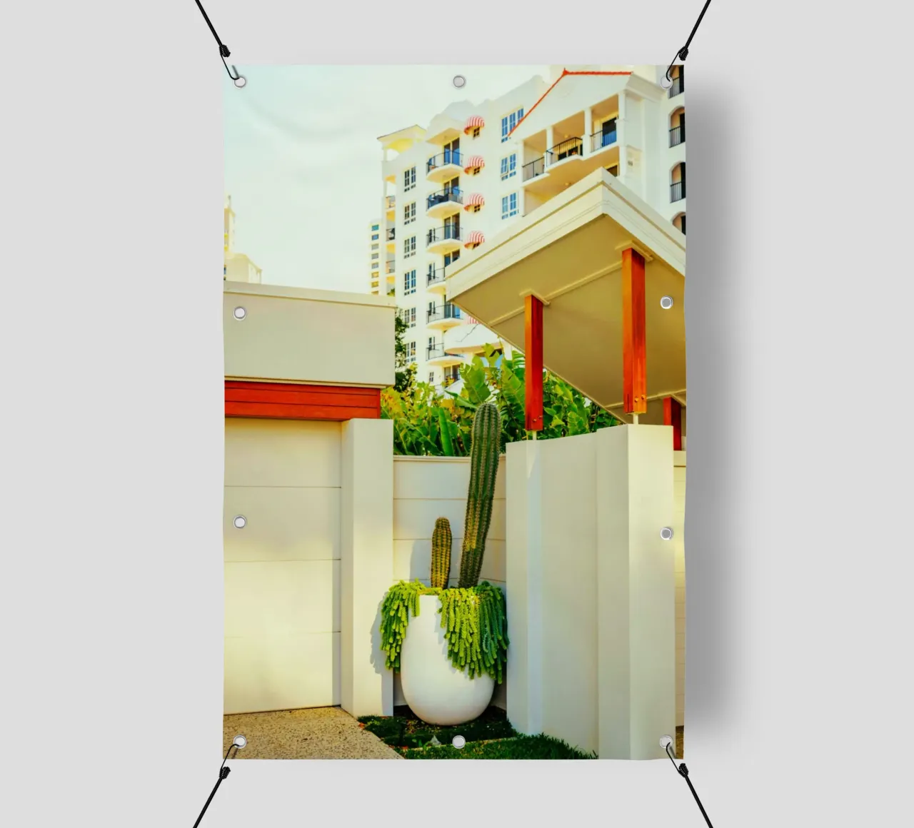 Vivere sotto il sole, ancora verde telo in pvc da Nature's Palette