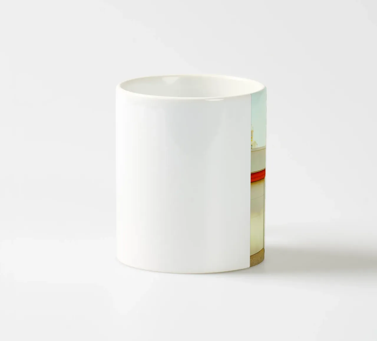 Vivere sotto il sole, ancora verde tazza in ceramica da Nature's Palette