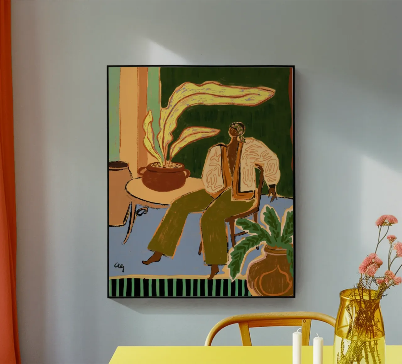 La sala verde plexiglass da Arty Guava