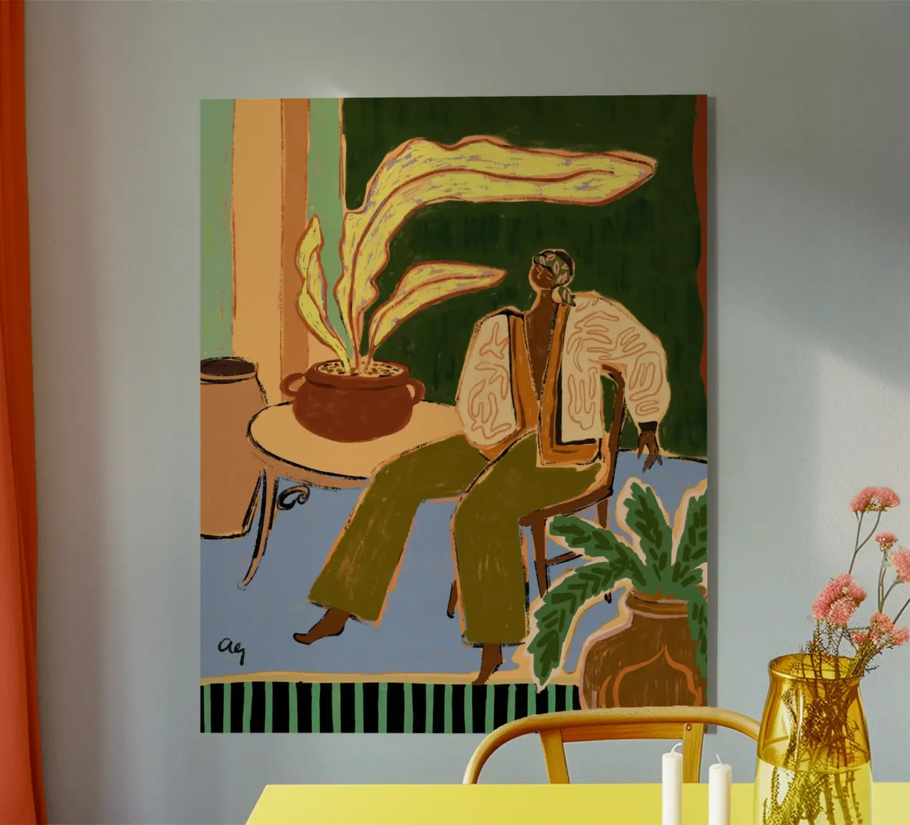 La sala verde plexiglass da Arty Guava