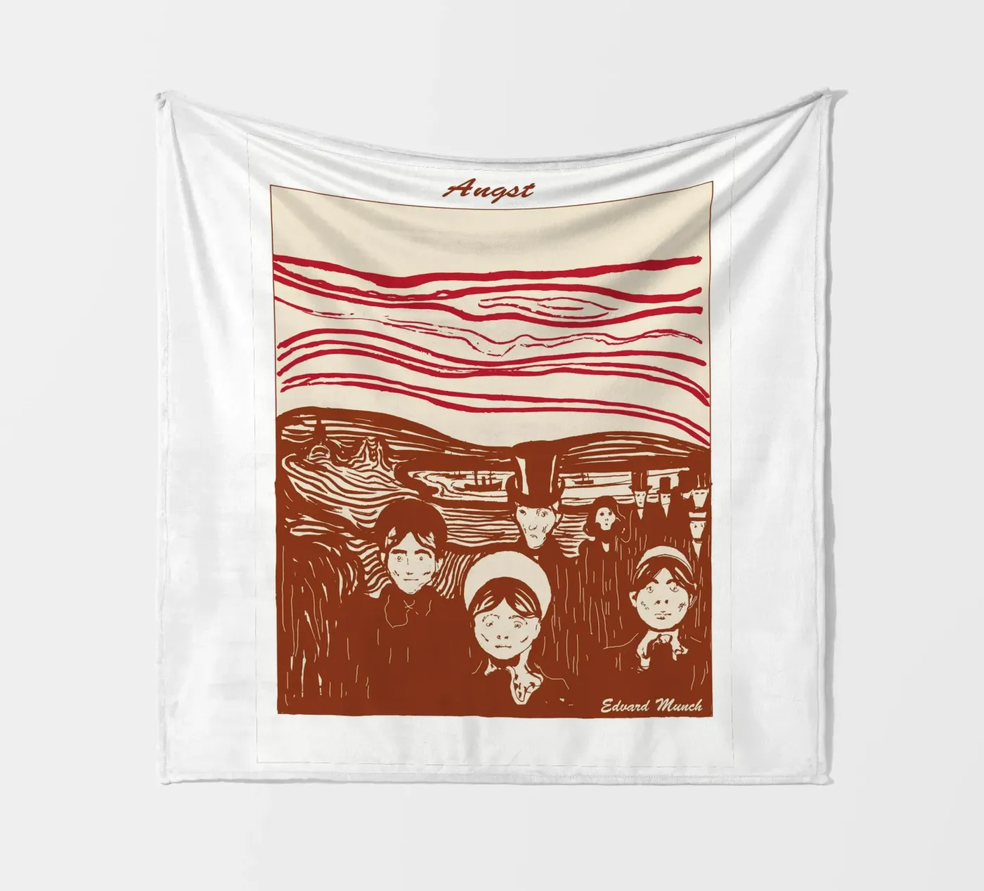 Angst Fleecedecke von Doa Project