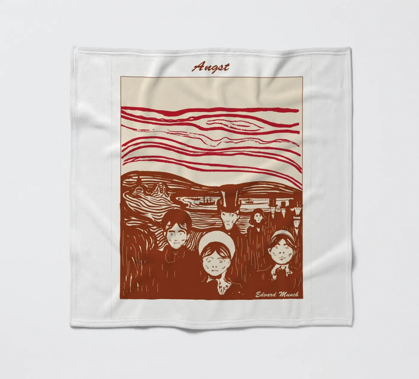 Angst Fleecedecke von Doa Project