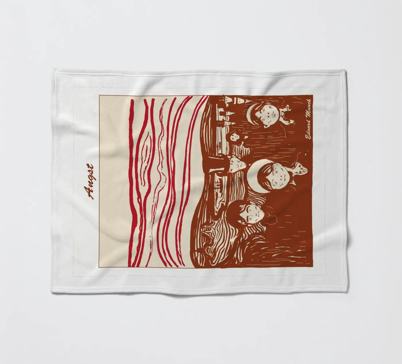 Angst Fleecedecke von Doa Project